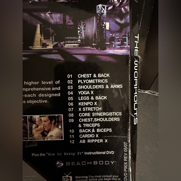 P90X Extreme Home Fitness 12 Disc Training The Workouts Set DVDs Set-used - Picture 5 of 11